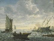 Lieve Verschuier Caulking a ship Spain oil painting artist